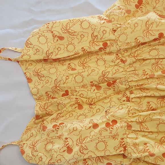 Disney Yellow and Orange Textured Fabric - Picture 2 of 7